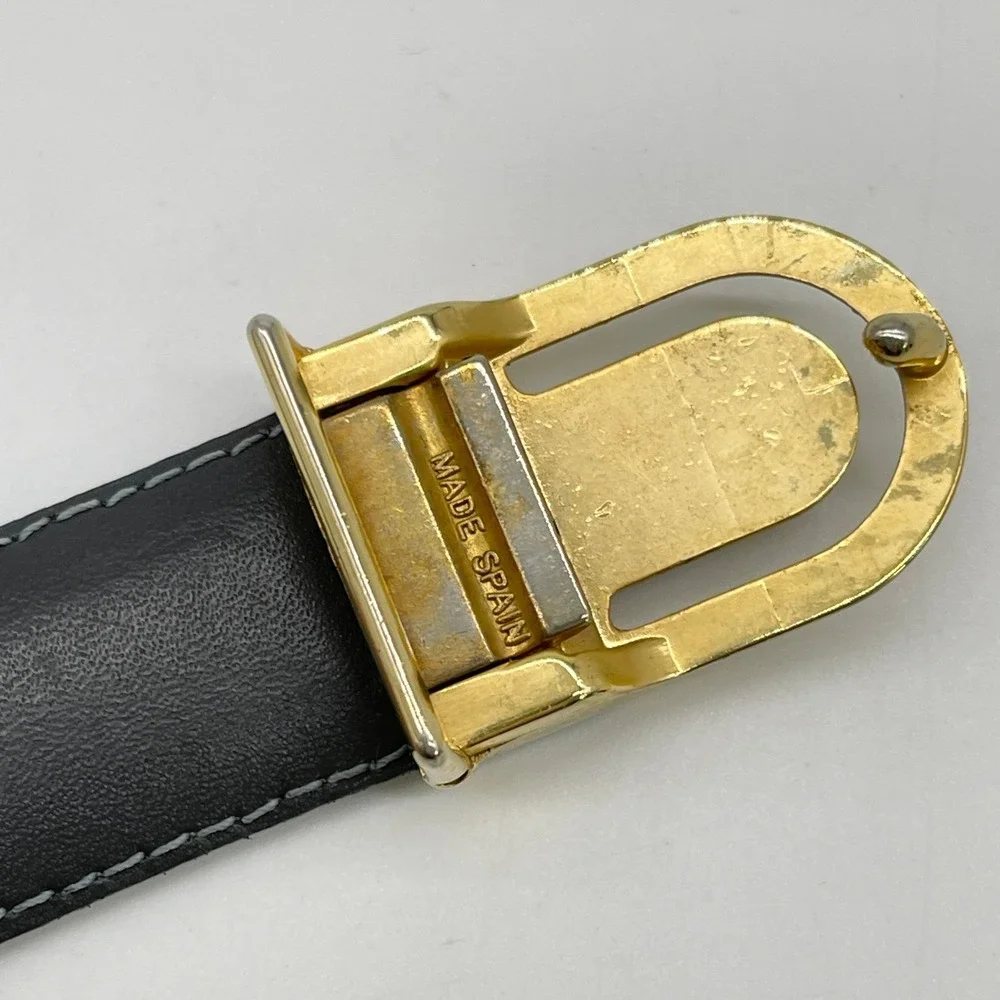 Vintage Pierre-g Lizard Skin Belt Size 36 Exotic Quiet Luxury Preppy Heritage
